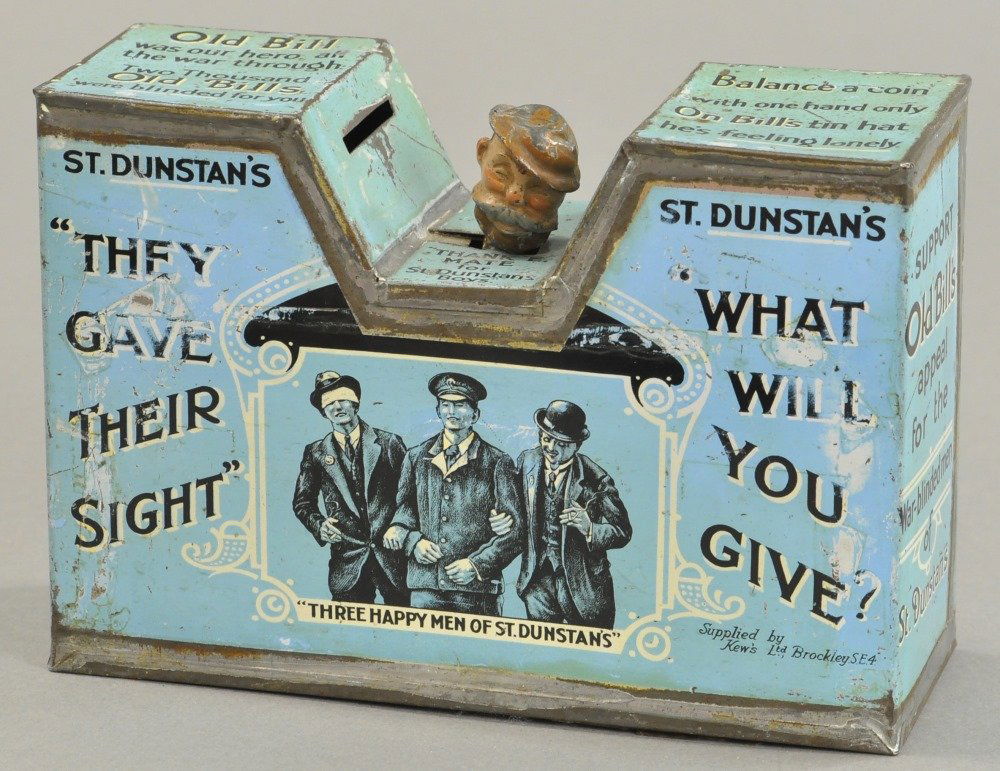 ST. DUNSTANS "OLD BILL" CHARITY STILL BANK (1 of 2)