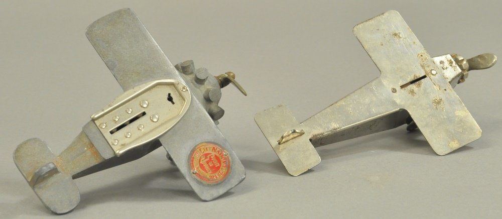 LOT OF TWO AIRPLANE STILL BANKS (1 of 3)