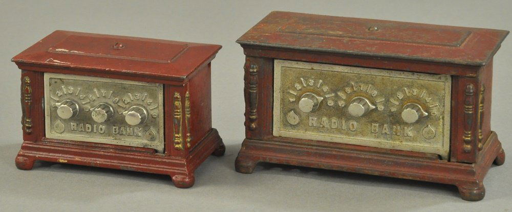 LOT OF TWO KENTON RADIO STILL BANKS (1 of 2)
