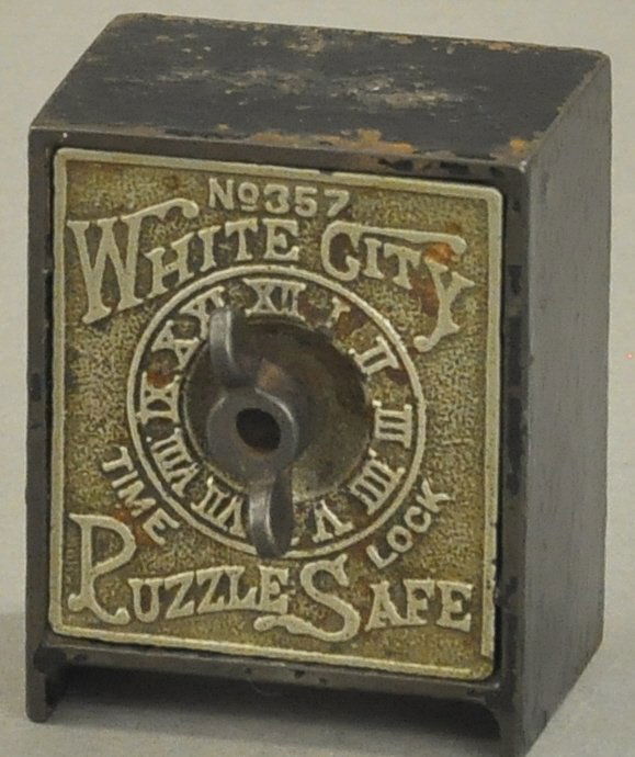 WHITE CITY PUZZLE SAFE STILL BANK (1 of 2)