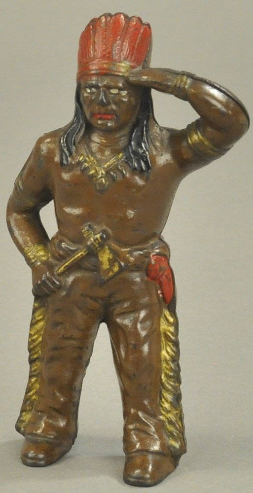 INDIAN WITH TOMAHAWK STILL BANK (1 of 2)