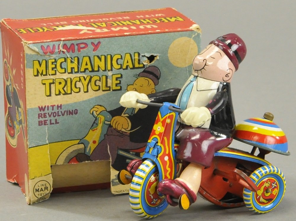 LINEMAR WIMPY TRICYCLE WITH BOX (1 of 2)
