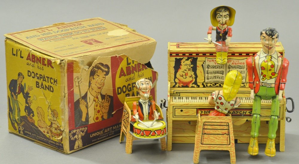 BOXED LIL ABNER AND DOG PATCH BAND (1 of 2)