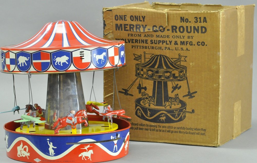 WOLVERINE MERRY-GO-ROUND WITH BOX (1 of 2)
