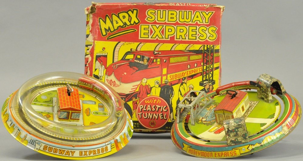 MARX HONEYMOON EXPRESS AND BOXED SUBWAY EXPRESS (1 of 2)