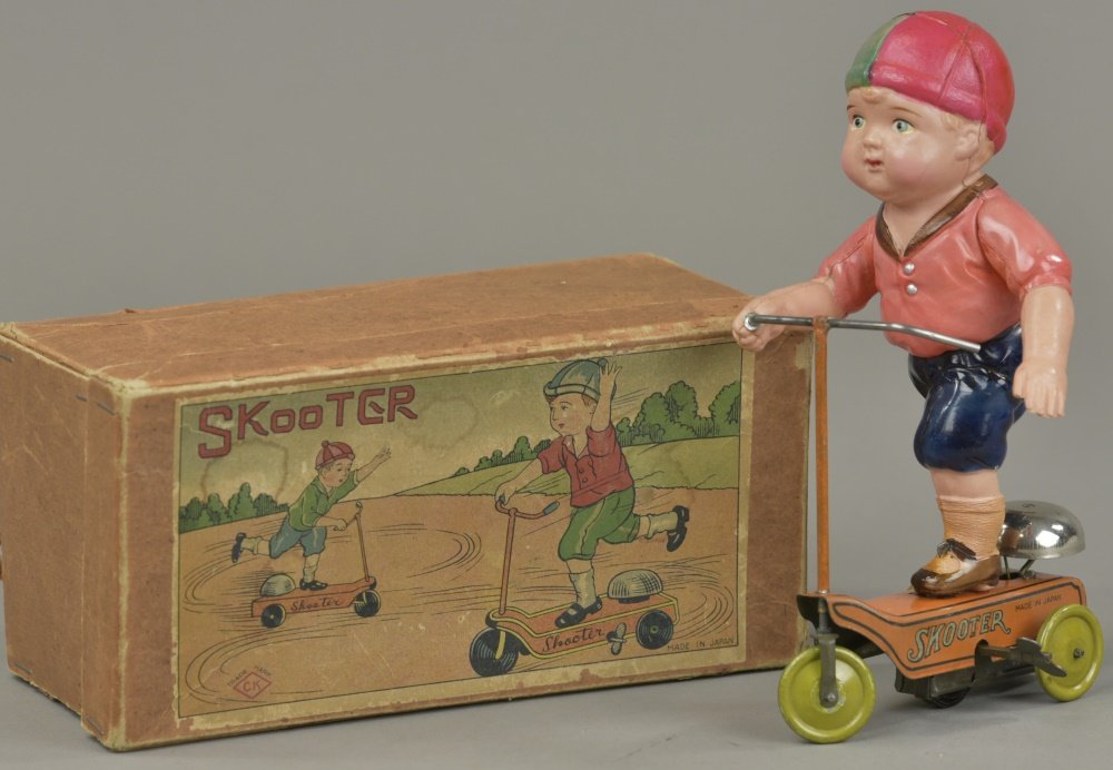 CELLULOID SKOOTER TOY (1 of 2)