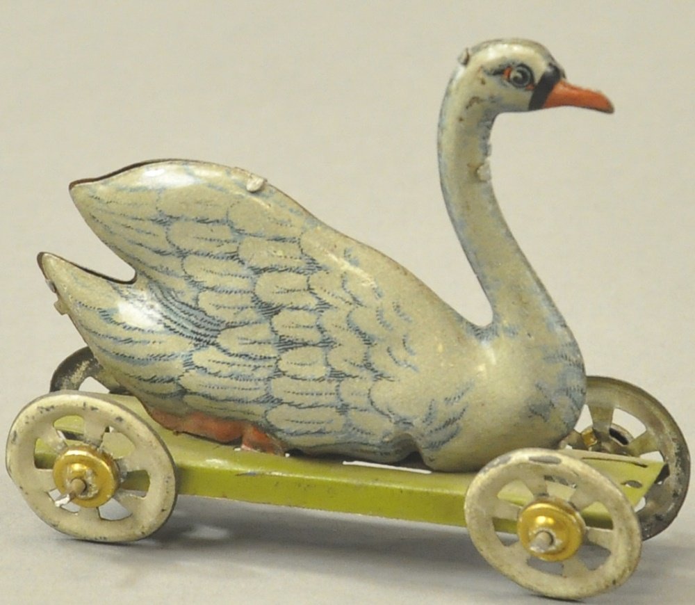 SWAN ON PLATFORM PENNY TOY (1 of 2)