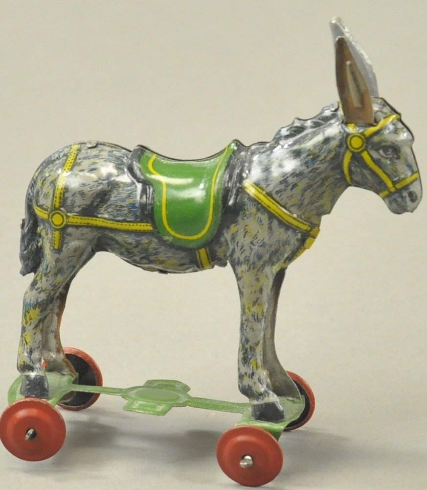 DONKEY ON PLATFORM PENNY TOY (1 of 2)