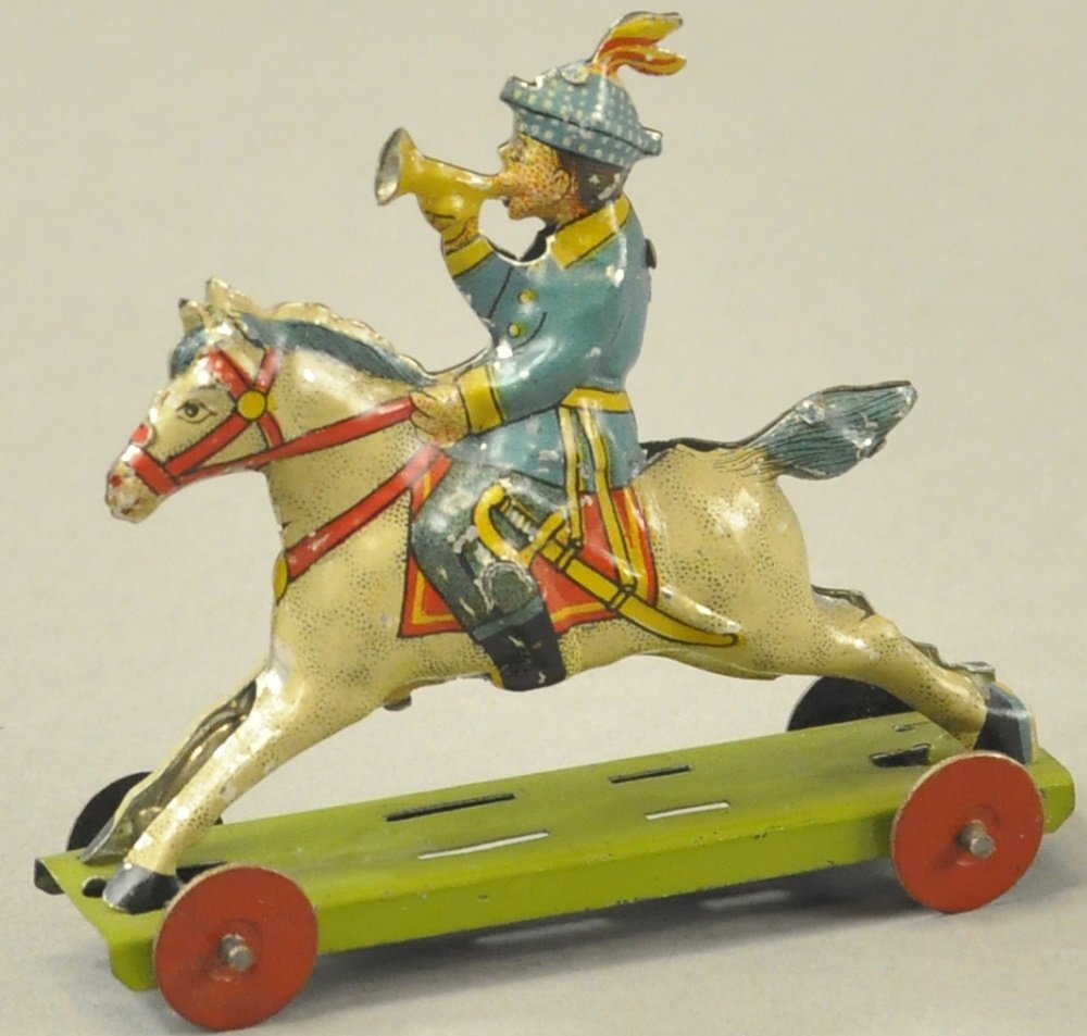 MEIER BOY ON HORSE PENNY TOY (1 of 2)