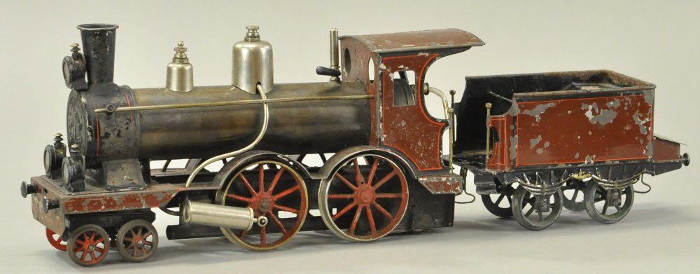 GAUGE 2 STEAM LOCO AND TENDER (1 of 4)