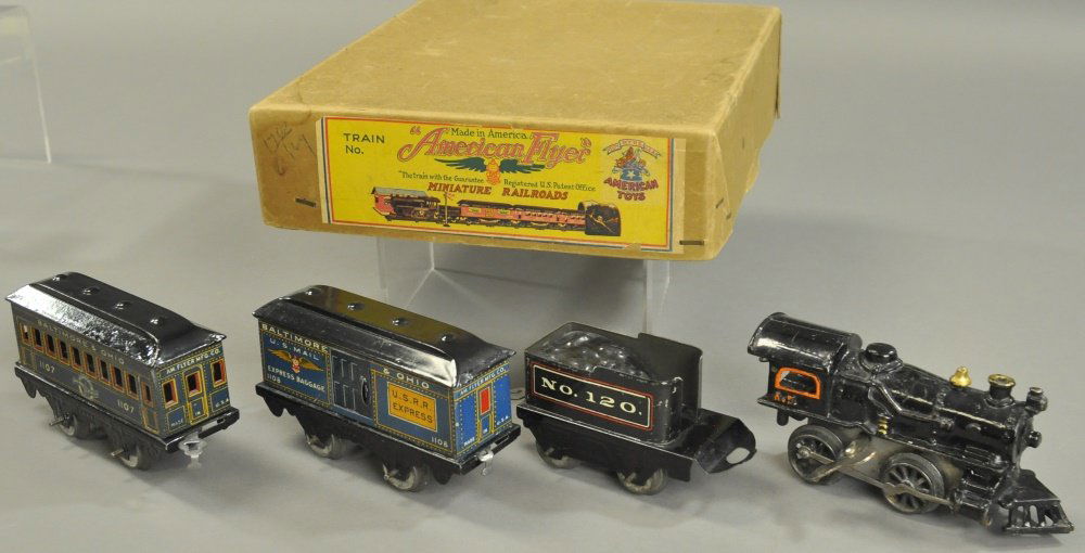 BOXED AMERICAN FLYER BALTIMORE OHIO SET (1 of 3)