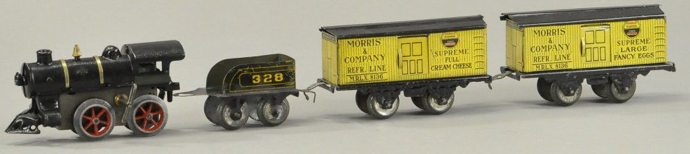AMERICAN FLYER MORRIS & CO. REFRIGERATOR LINE SET (1 of 2)