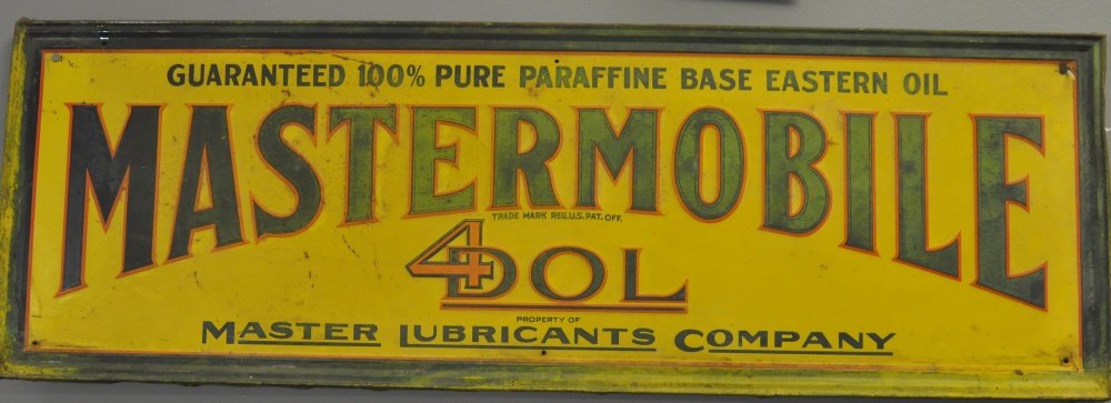 MASTERMOBILE OIL SIGN (1 of 1)