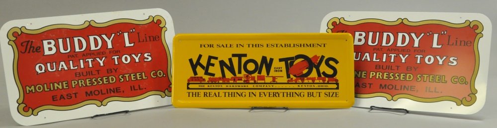 TWO BUDDY 'L' AND ONE KENTON SIGN (1 of 1)