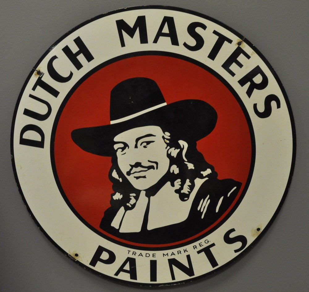 LARGE PORCELAIN DUTCH MASTERS PAINTS (1 of 1)