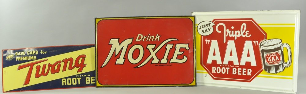 LOT OF THREE SODA SIGNS (1 of 1)
