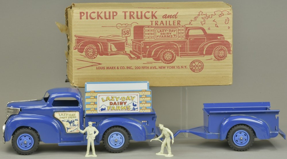 MARX PICK-UP TRUCK AND TRAILER (1 of 3)