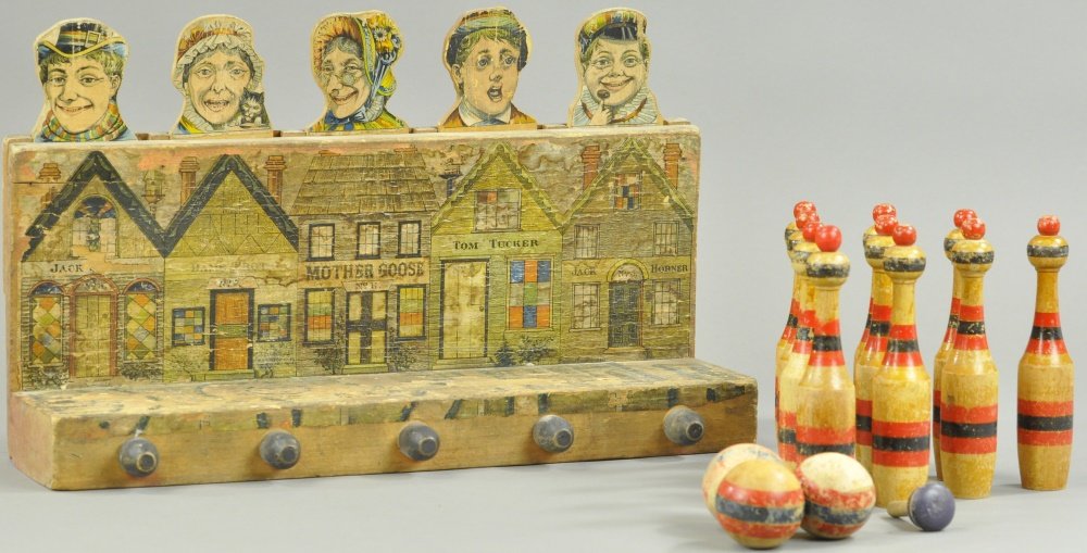 MOTHER GOOSE SKITTLES AND TEN PIN SET (1 of 2)