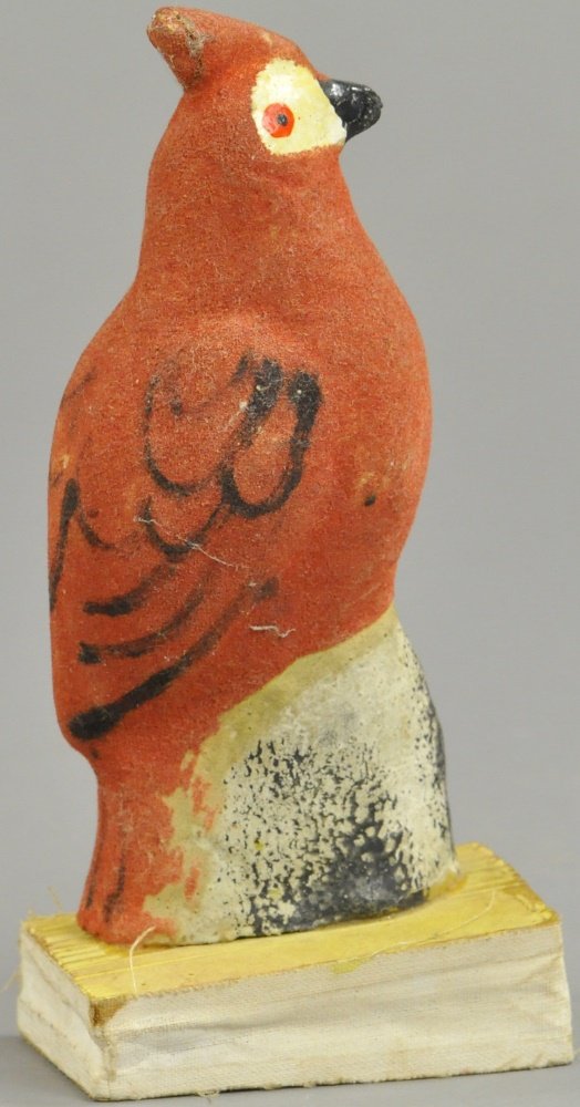 RED CARDINAL ON STUMP (1 of 2)