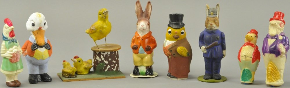 GROUP OF EIGHT EASTER NOVELTIES (1 of 2)