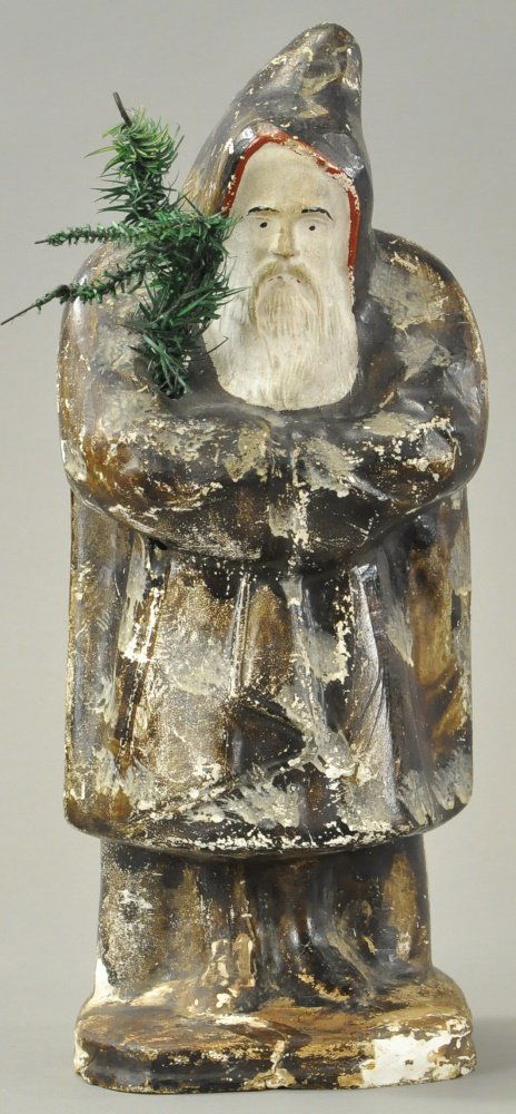 EARLY PENNSYLVANIA CHALKWARE BELSNICKLE (1 of 2)