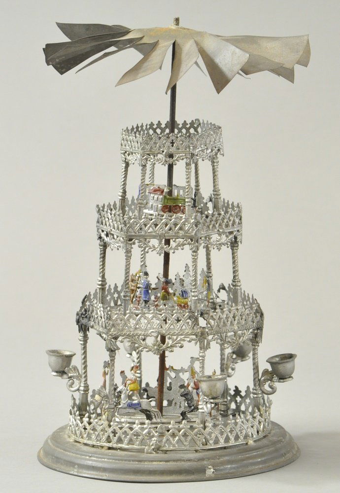 EARLY GERMAN CANDLE PYRAMID (1 of 2)