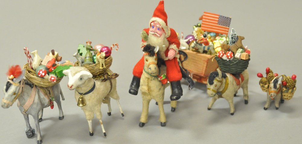 THREE DONKEYS, SHEEP AND HORSE HOLIDAY ITEMS (1 of 1)
