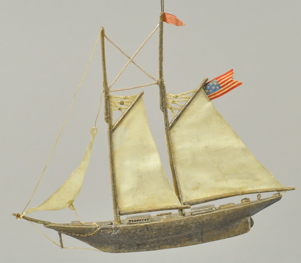 RARE AND BEAUTIFUL DRESDEN YACHT (1 of 2)