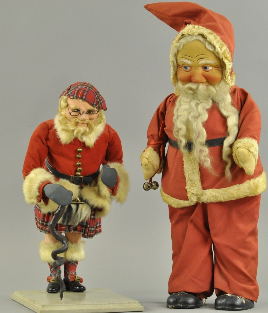 TWO CHRISTMAS STORE DISPLAY SANTAS (1 of 2)