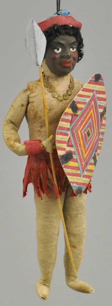 COMPOSITION MASK FACE AFRICAN WARRIOR (1 of 2)