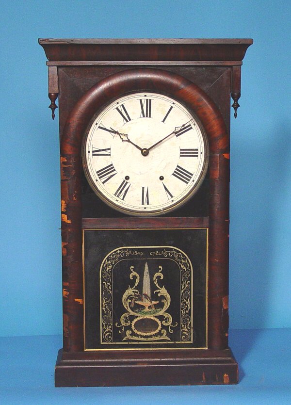 Ansonia B & C Co. Large Rosewood Shelf Clock