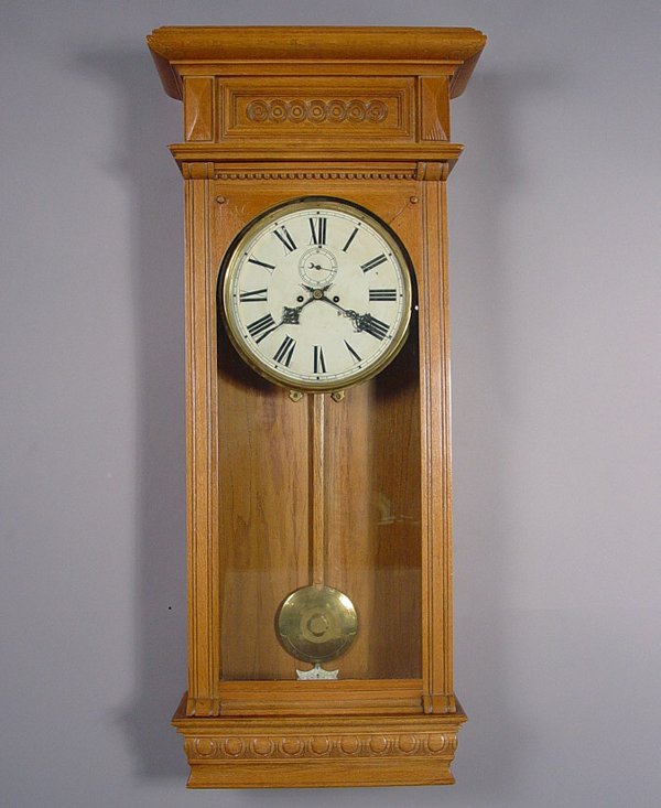 18 Large Waterbury Antique Wall Clock Feb 18, 2004 Mark of Time in FL