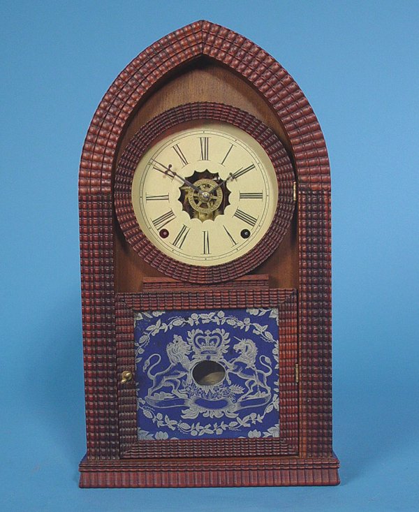 E.N. Welch Ripple Case Beehive Clock