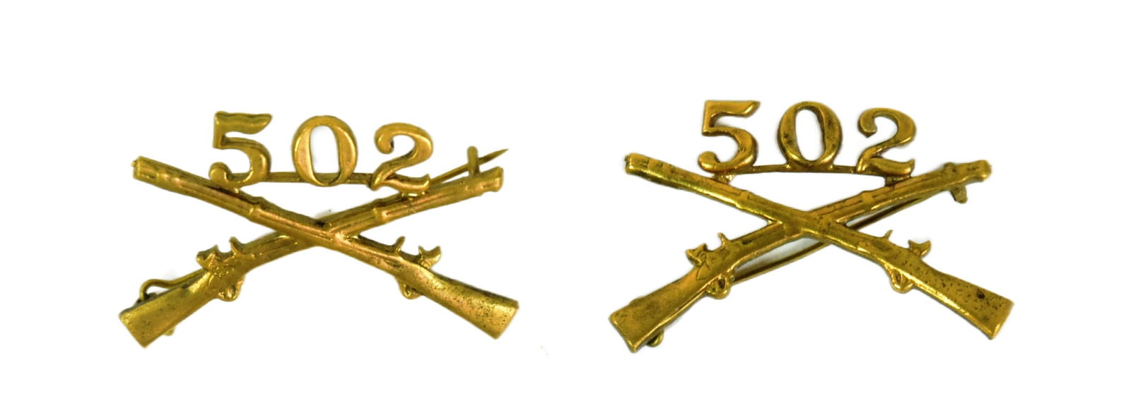 SECOND WORLD WAR BRITISH MADE 502 PARACHUTE REGIMENT BADGES (1 of 5)