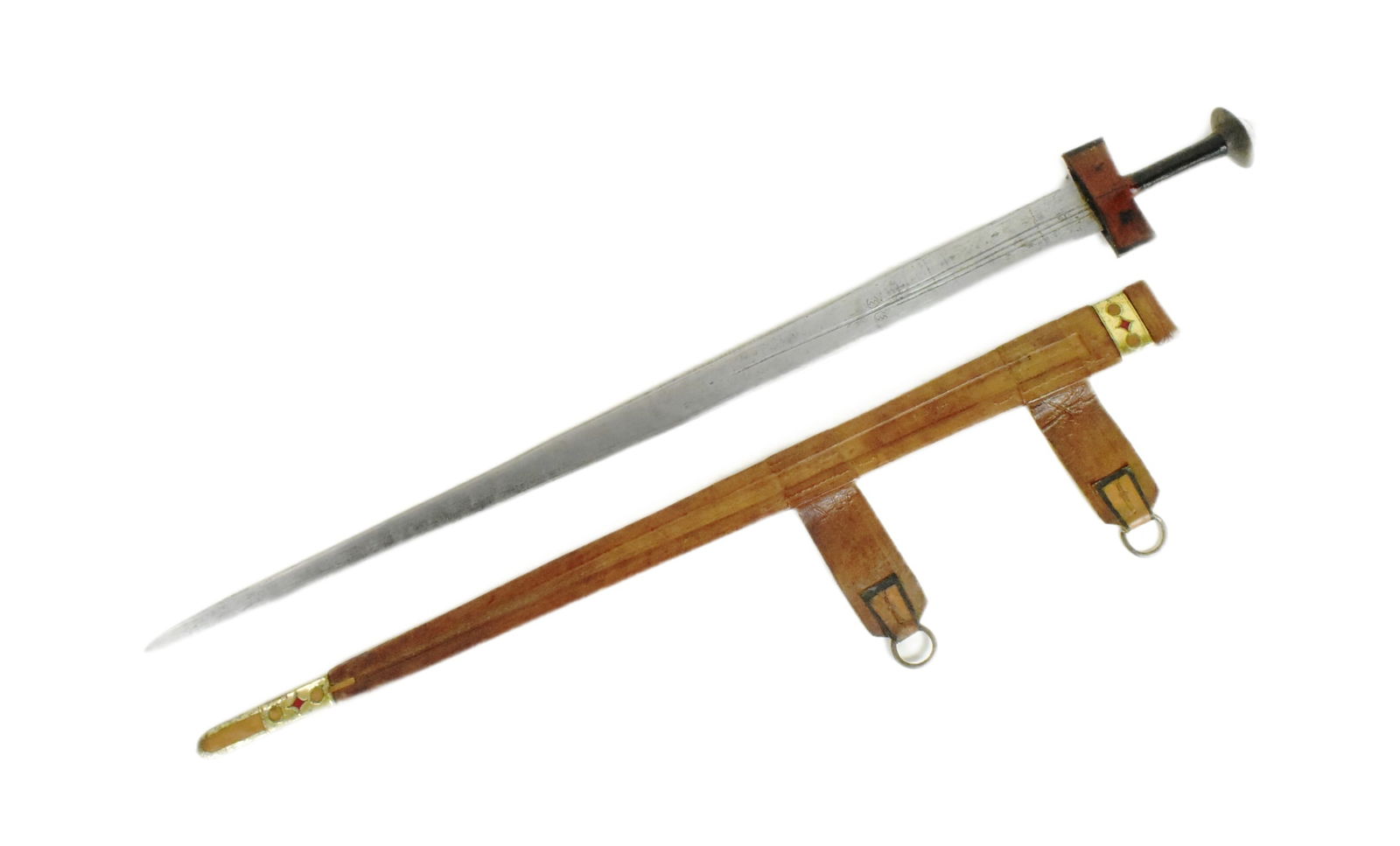MID 20TH CENTURY NORTH AFRICAN TUAREG SWORD (1 of 7)