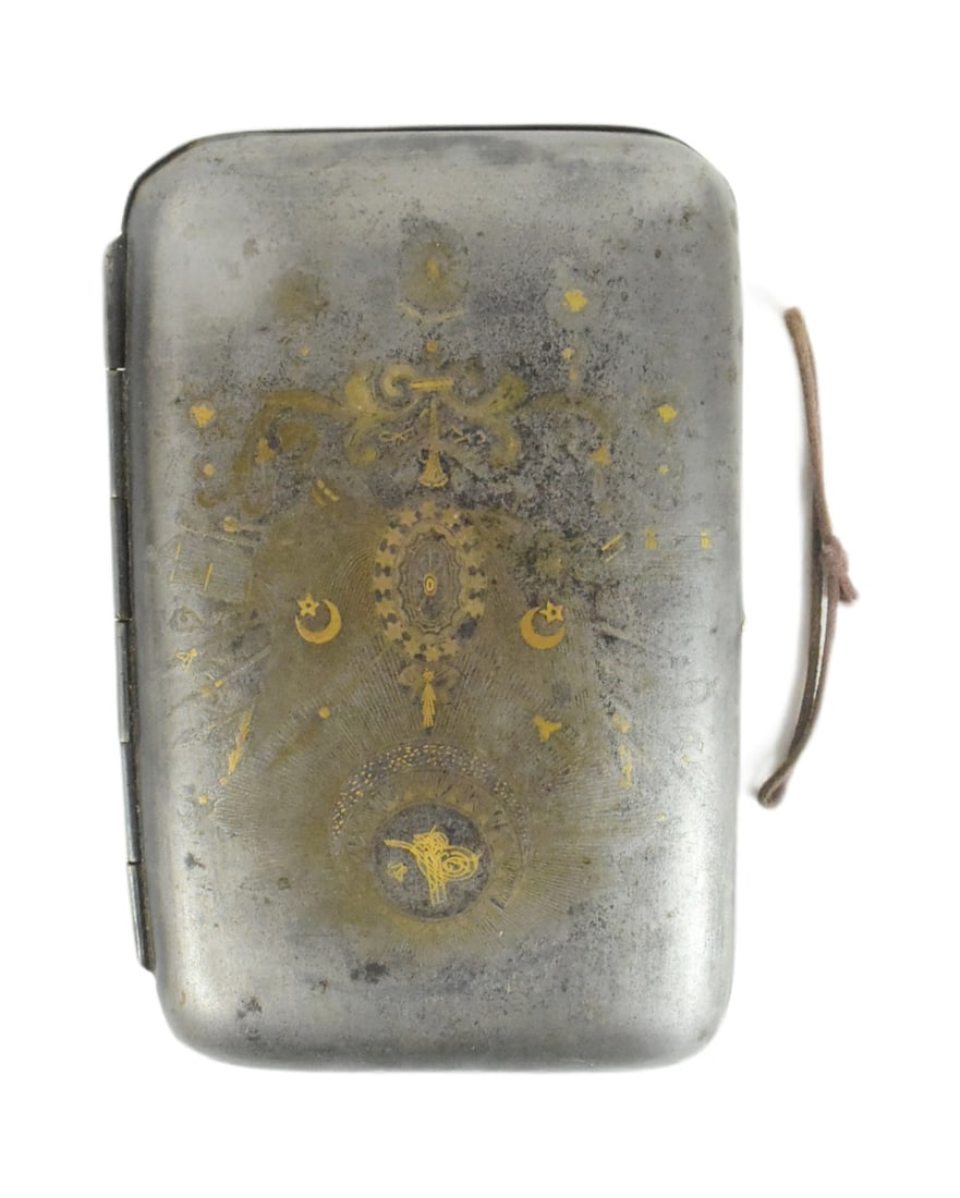 WWI FIRST WORLD WAR TURKISH OFFICERS CIGARETTE CASE (1 of 7)