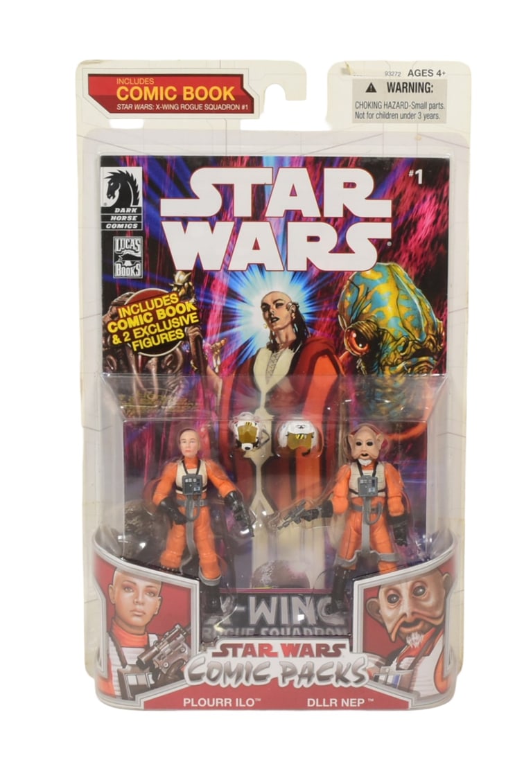 STAR WARS - COMIC PACKS - BOXED ACTION FIGURES & COMIC BOOK (1 of 4)