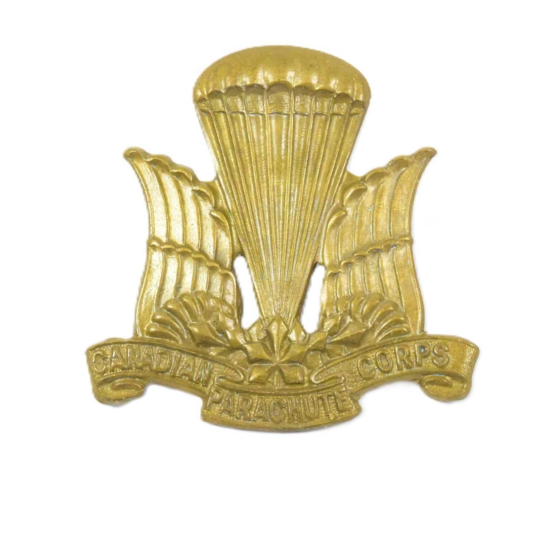 WWII SECOND WORLD WAR CANADIAN PARATROOPER CAP BADGE (1 of 2)
