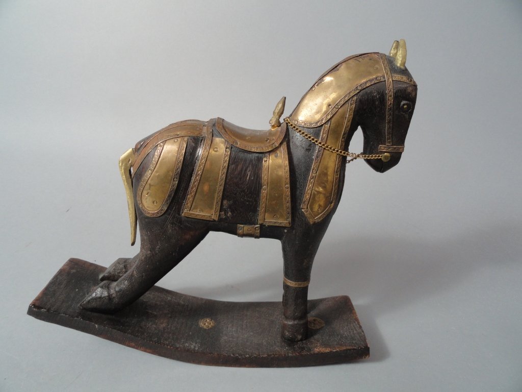 Horse Rocker in Battle Armor: Horse Rocker in Battle Armor 8 1/4" X 8 3/4"