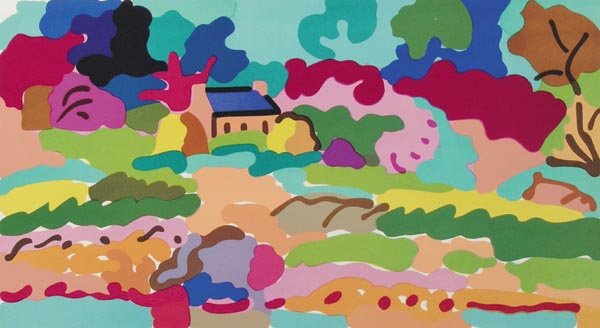 Charles Lapicque, Artist's Proof: Charles Lapicque (1898-1988), French School, Artist's Proof, Signed Lithograph on Paper, Size: 29 3/4" x 21"