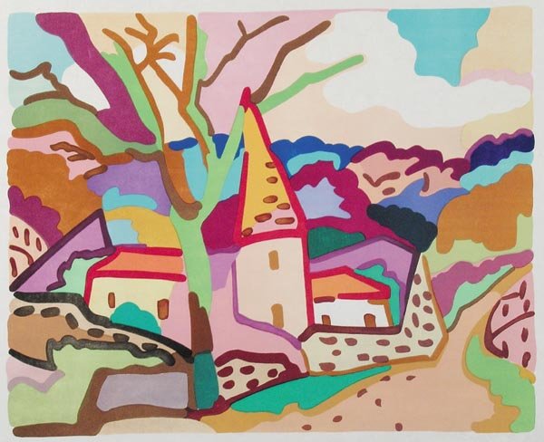 Charles Lapicque, Artist's Proof: Charles Lapicque, (1898-1988), French School, Signed Lithograph on Paper, Artist's Proof, Size: 19 3/4" x 25 1/2"