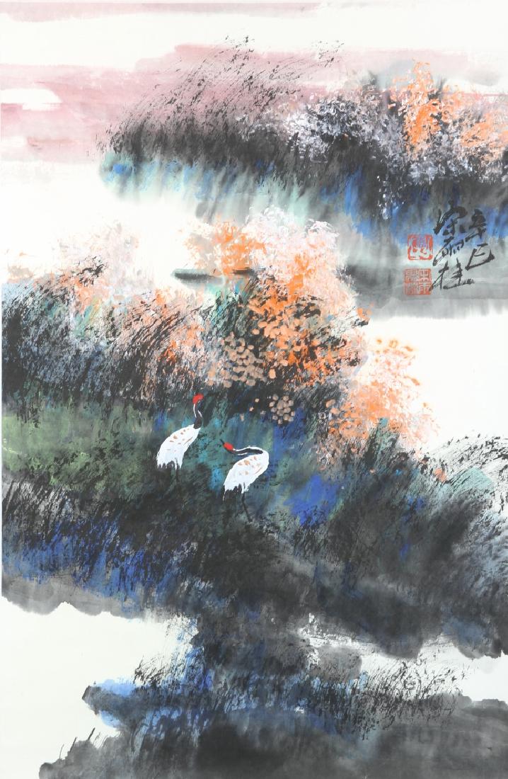 Chinese Scroll Painting (1 of 3)