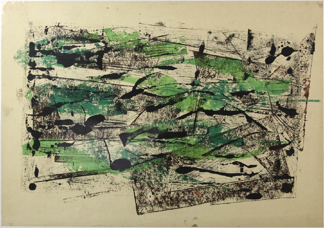 Abstract Linocut (1 of 2)