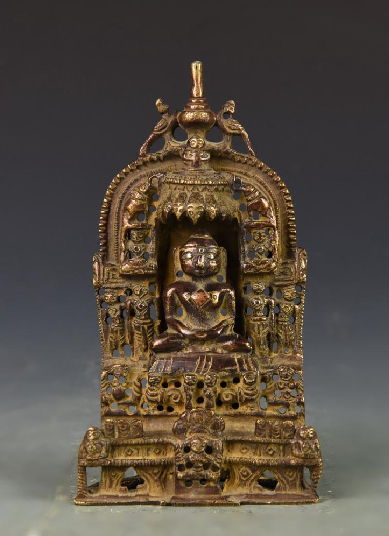 Indian Bronze Buddha (1 of 6)