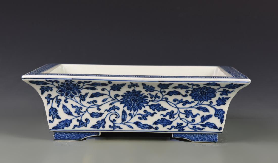 Chinese Blue And White Planter (1 of 7)