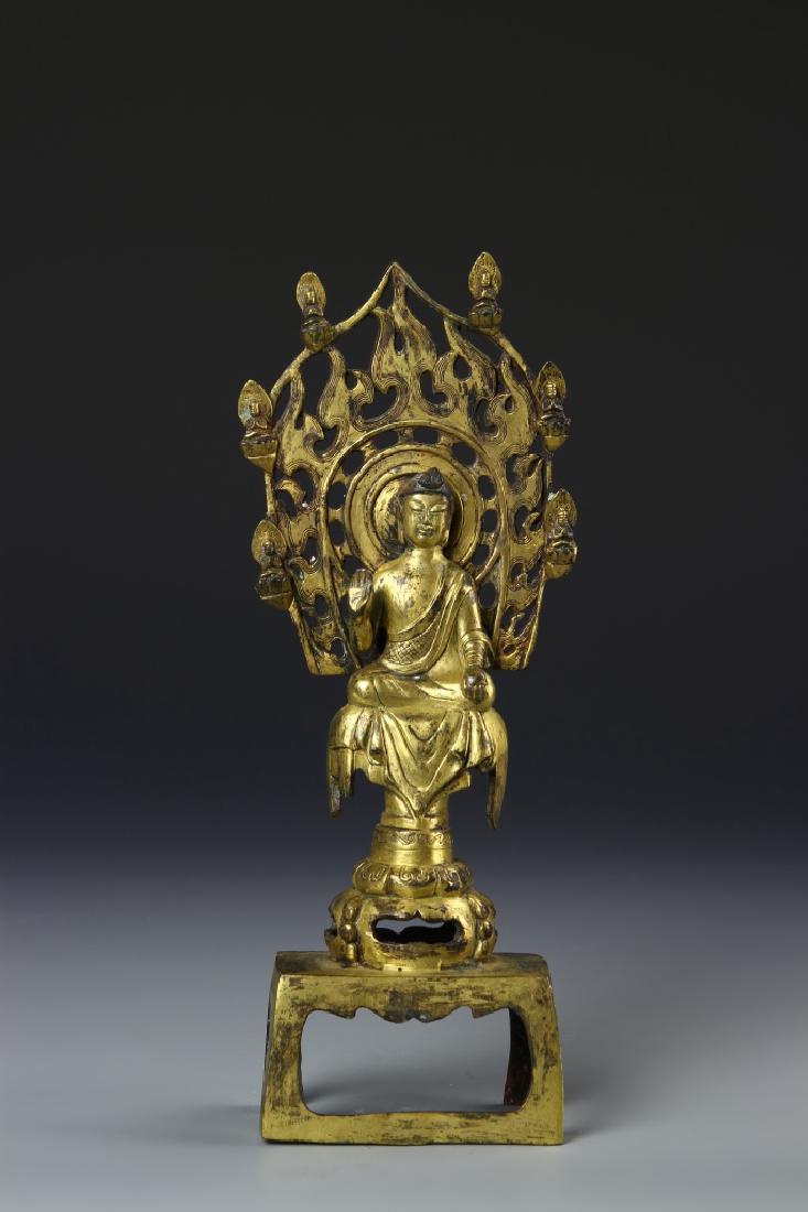 Chinese Gilt Buddha (1 of 7)
