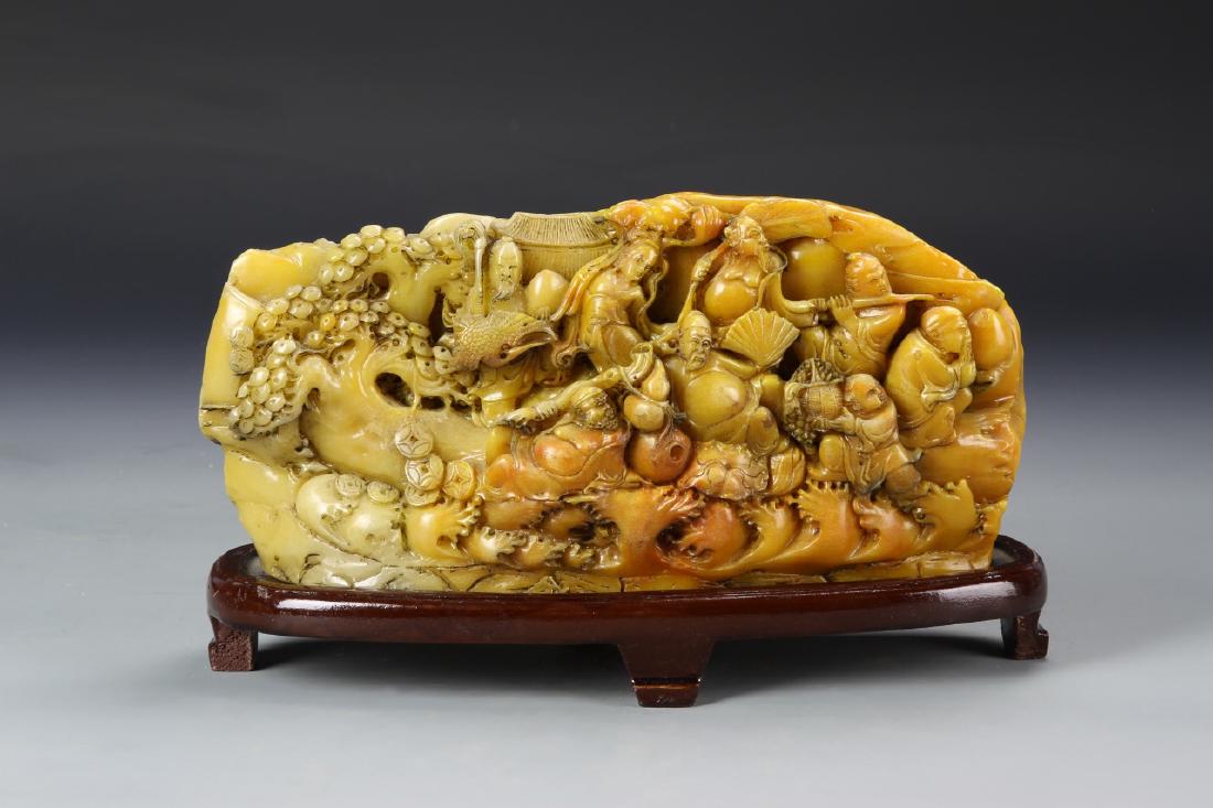 Chinese Shoushan Stone Boulder (1 of 5)