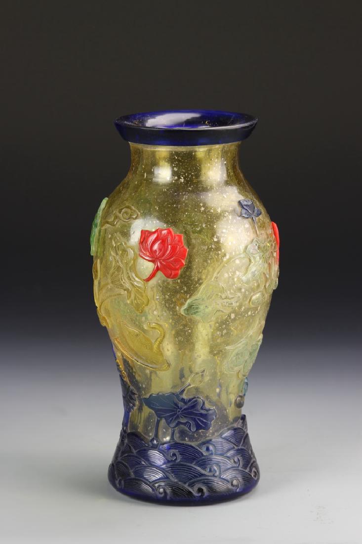 Chinese Peking Glass Vase (1 of 6)