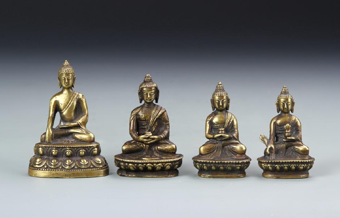 Chinese Four Tibetan Buddha's (1 of 5)