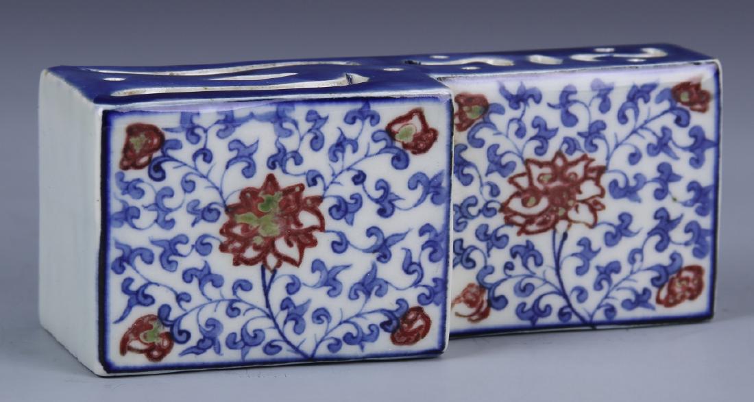 Chinese Blue And White Ink Box (1 of 2)
